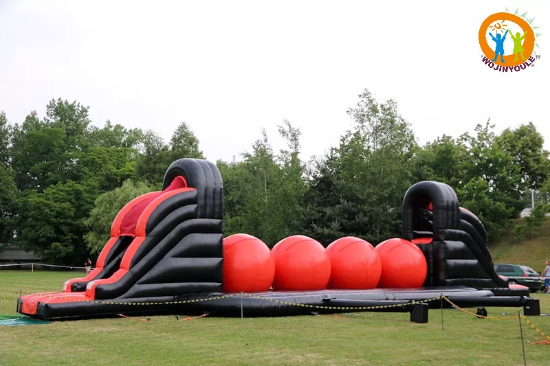 SG313 Red Black Inflatable Wipeout Sport Game