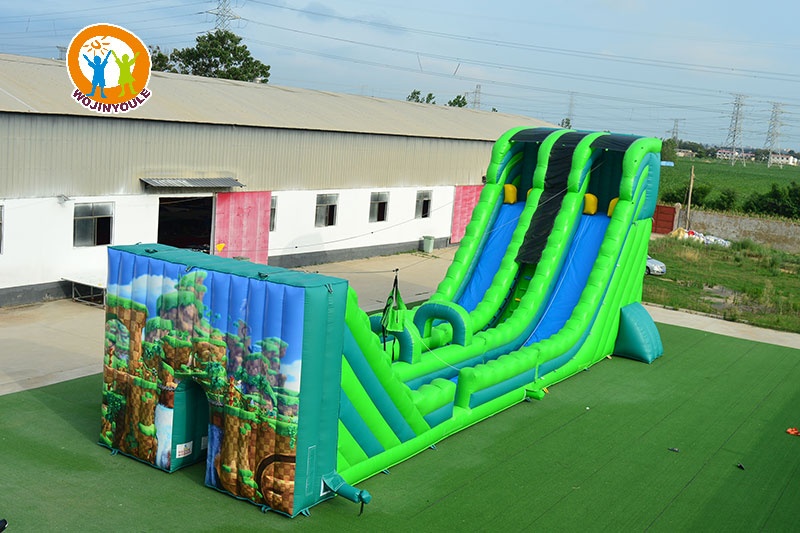 ZP019 Outdoor Commercial Mobile Inflatable Zipline Zip Line Slide