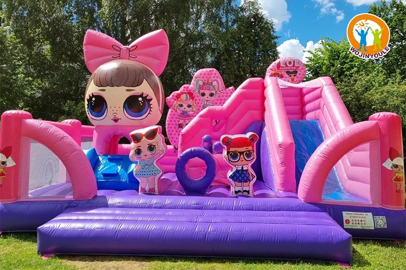 WB740 LOL Surprise Dolls Inflatable Dry Combo Bounce Slide