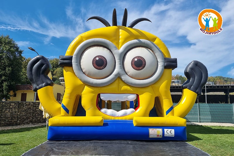 WB739 Minions Inflatable Dry Combo Bouncy House Slide