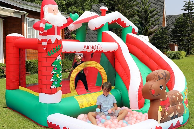 Factory Cheap Customized Christmas Inflatable Bouncer Bounce House ...