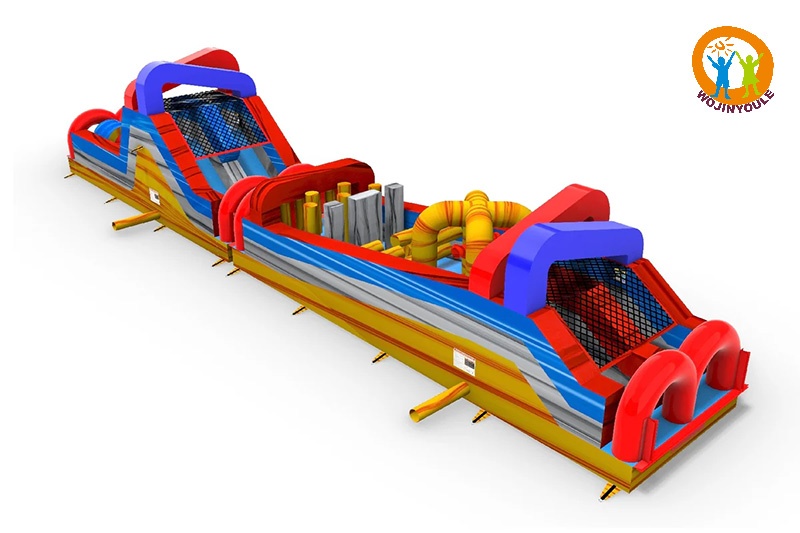 OC131 65ft Long Outdoor Inflatable Obstacle Course Race Game