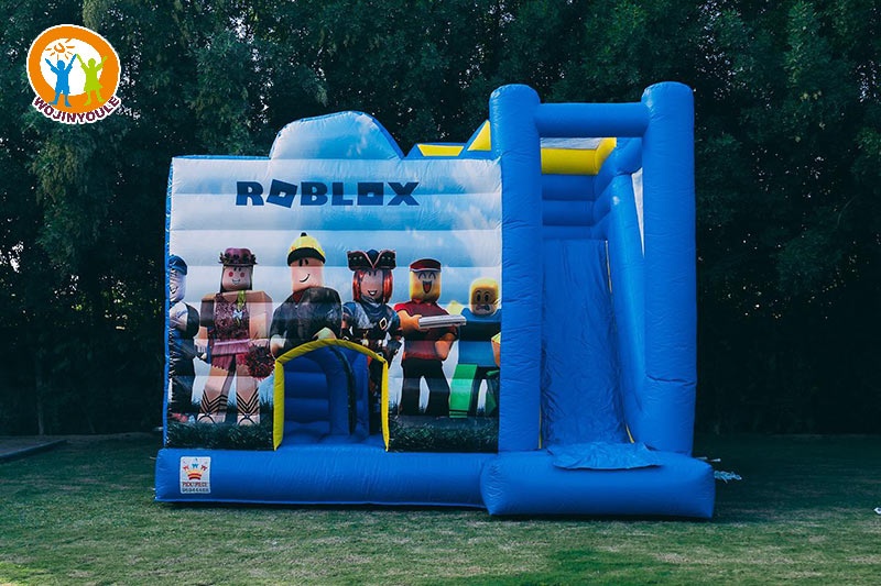 WB690 Roblox Bouncer Inflatable Combo Jumping Slide