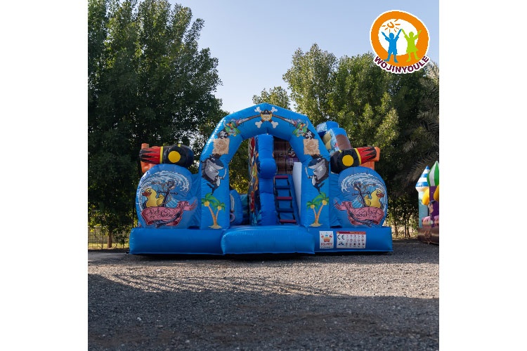 WB693 The Pirate Bouncer Inflatable Combo Jumping Slide