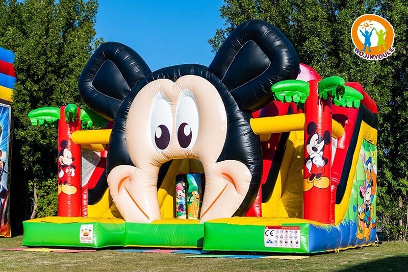 WB704 Mickey Bouncer Inflatable Combo Jumping Slide