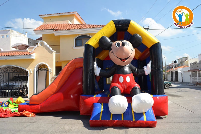 WB710 Mickey Mouse Inflatable Combo Bouncy Castle and Slide