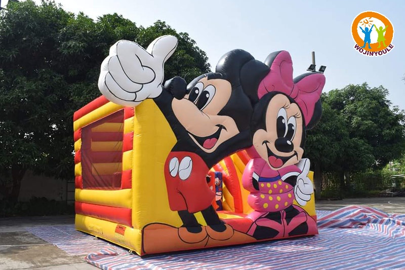 WB712 Mickey Minnie Mouse Inflatable Combo Bouncer Slide