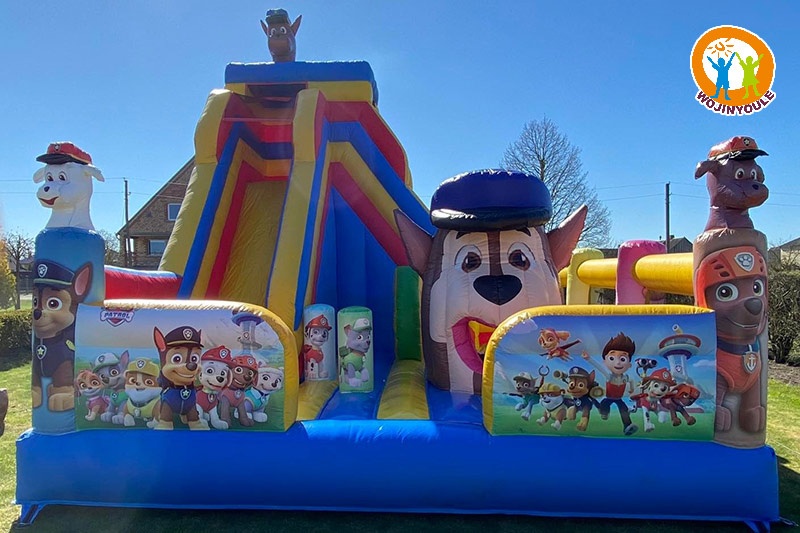 WB729 PAW Patrol Dog Inflatable Combo with Bounce Slide