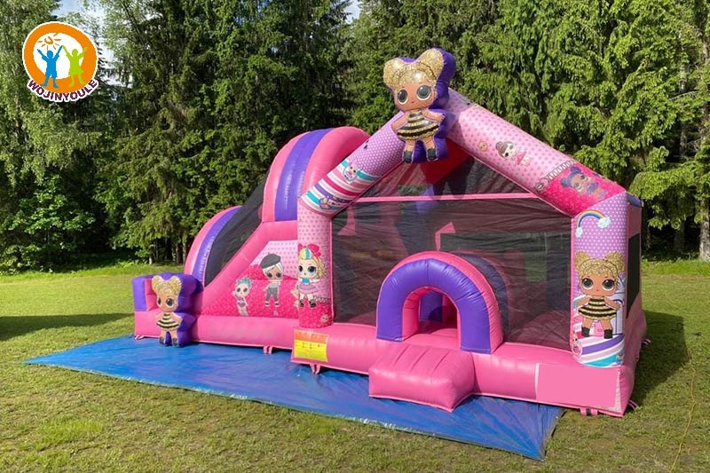 WB749 LOL Surprise Inflatable Combo Jumping Castle Bouncer Slide