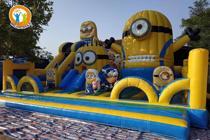 WB751 Minions Inflatable Combo Jumping Castle Bouncer Slide