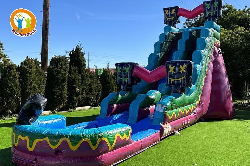 WS170 19ft Tall Level Up  Inflatable Water Slide with Pool