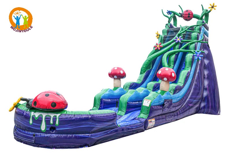 WW174 Enchanted Forest 25ft Tall Inflatable Water Slide with Pool