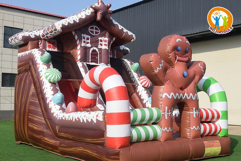 WB764 Cookie Park Fun City Inflatale Bouncer Slide