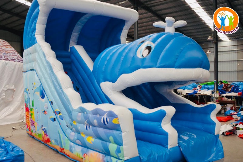 DS303 17ft Tall Whale Inflatable Dry Slide