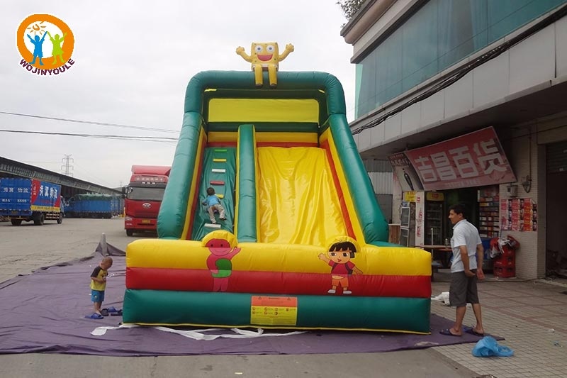 DS312 20ft Tall SpongeBob Inflatable Dry Slide