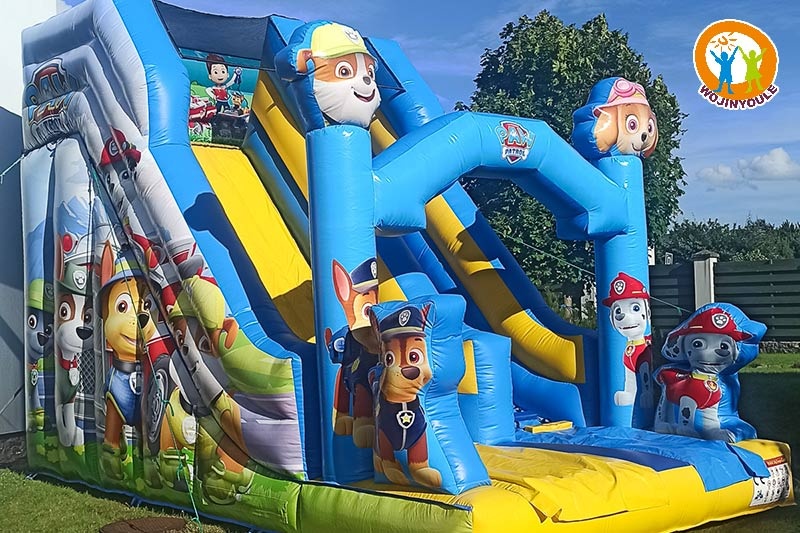 DS316 18ft Tall PAW Patro Dog Inflatable Dry Slide