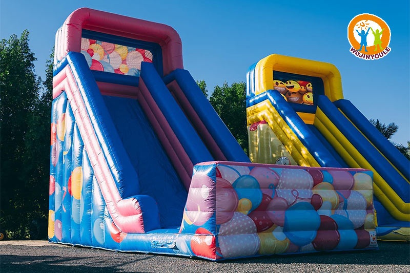 DS318 20ft Tall Balloons Inflatable Dry Slide