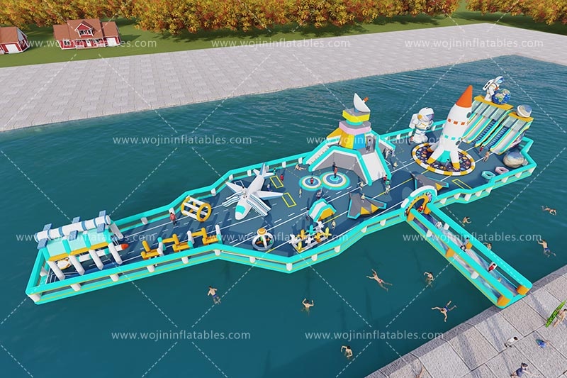 TP208 Commercial Outdoor Inflatable Water Jumping Park