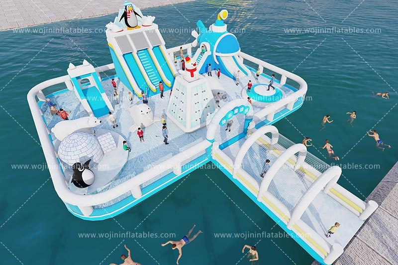 TP202 Commercial Outdoor Inflatable Water Jumping Park