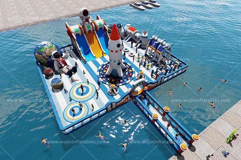 TP205 Commercial Outdoor Inflatable Water Jumping Park