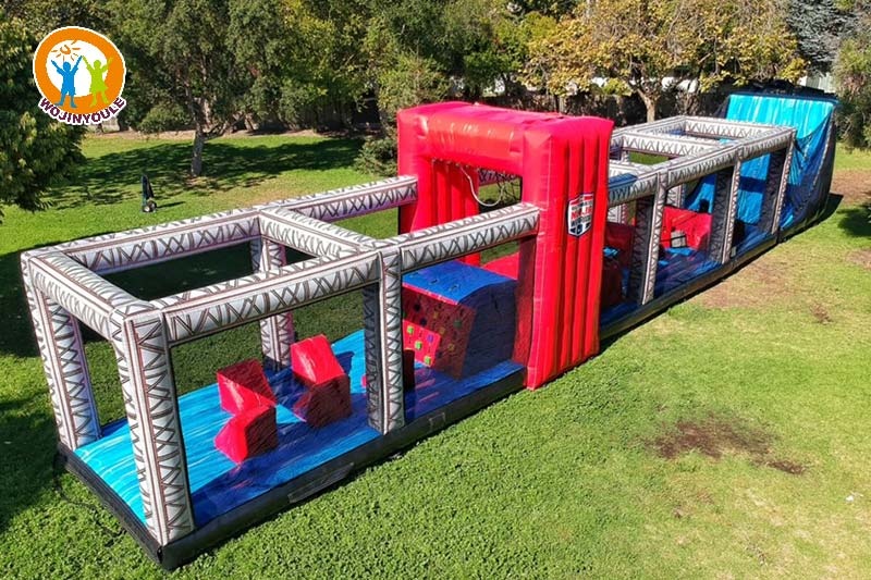 OC173 62ft Inflatable Ninja Warrior Obstacle Course