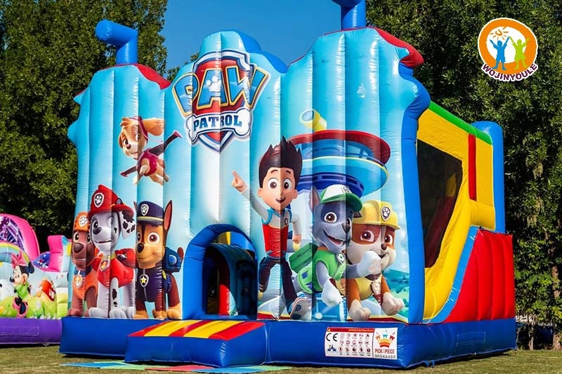 WB802 Paw Patrol Dog Inflatable Castle Bouncer Slide