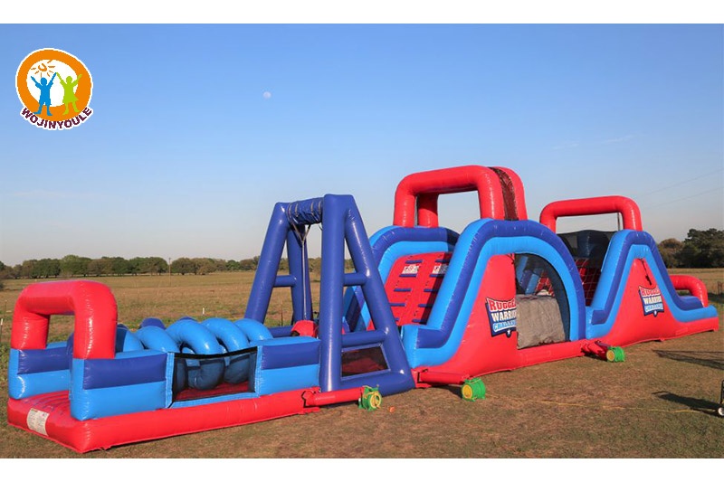 OC265 81ft Rugged Warrior Challenge Inflatable Obstacle Course