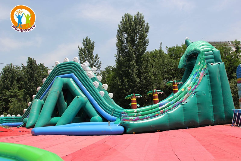 WW194 Large Dragon Island Water Park Inflatable Water Slide