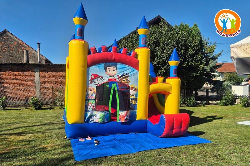 WB813 PAW Patrol Dog Inflatable Castle Bouncer Combo Jumping Slide