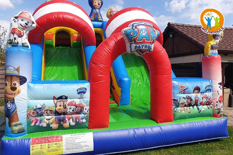 WB818 PAW Patrol Dog Inflatable Castle Bouncer Combo Jumping Slide