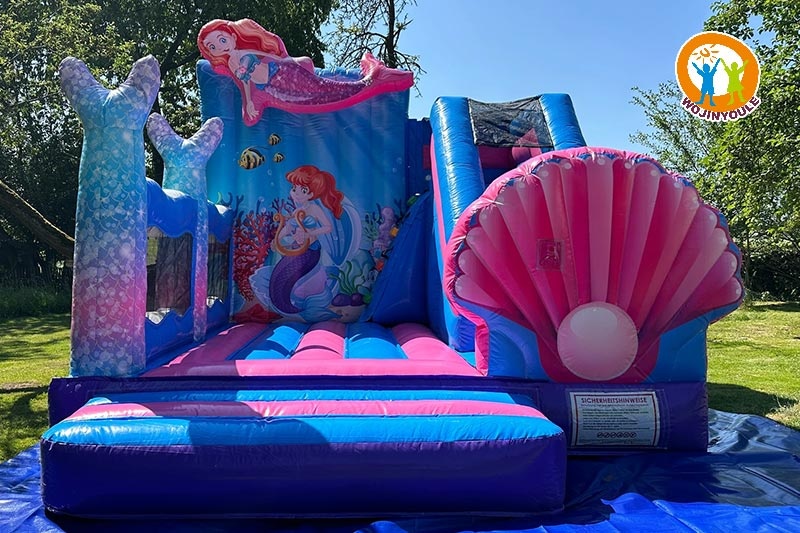 WB655 Mermaid Inflatable Combo Bouncer Slide