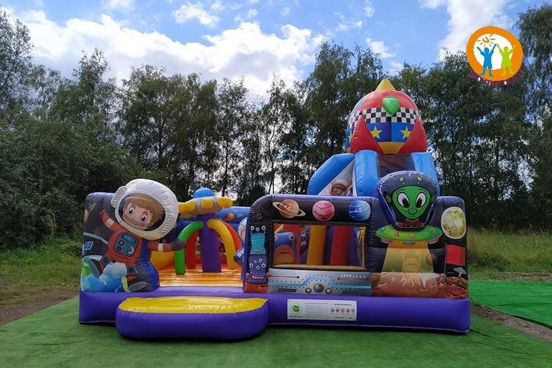 WB833 Air Space Jumping Castle Inflatable Combo with Bouncer Slide