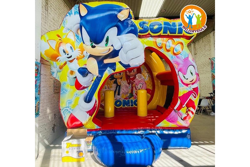 WB839 SONIC Inflatable Bounce House Jumping