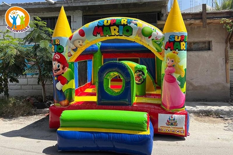 WB840 Super Mario Inflatable Bounce House Jumping