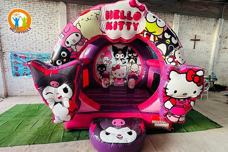 WB841 Hello Kitty Inflatable Bounce House Jumping