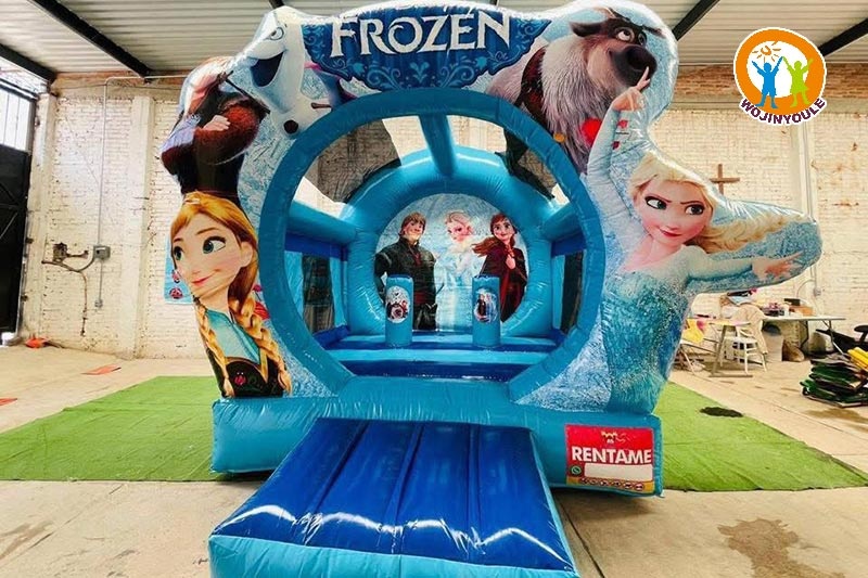 WB846 Frozen Inflatable Bounce House Jumping