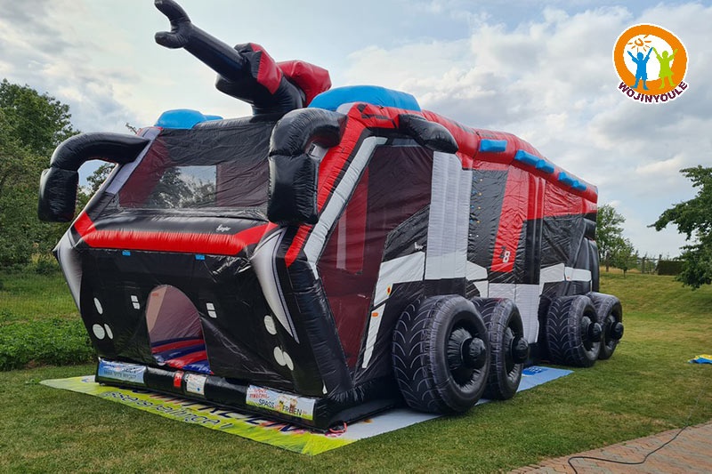 WB859 Fire Brigade Ziegler Infatable Combo Bouncer Jumping Castle