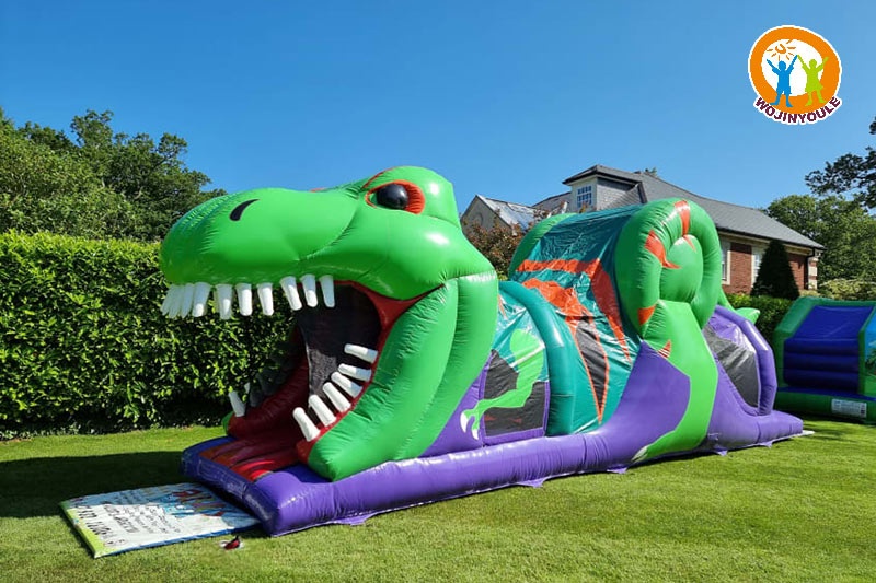 OC268 3D Dinosaur Commercial Inflatable Obstacle Course