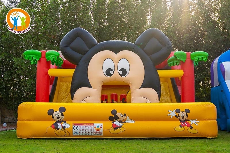 WB780 Mickey Mouse Inflatable Wet Combo Bouncer Water Slide